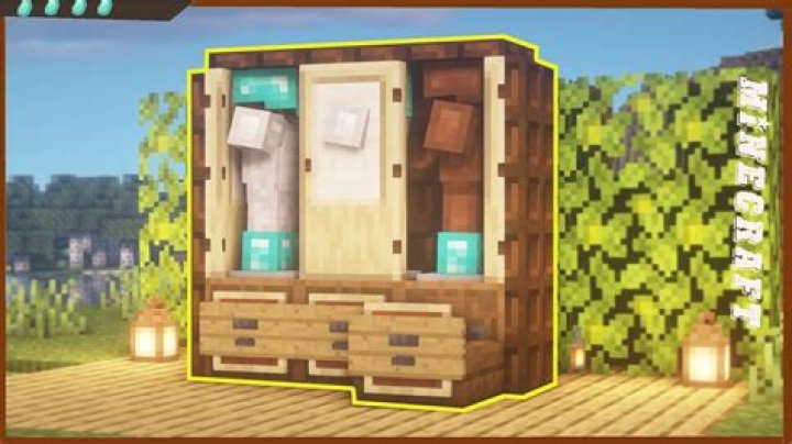 How to make a closet in minecraft