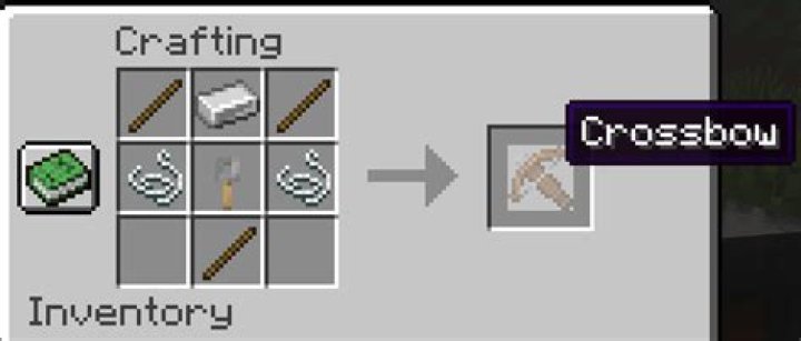 How to make a crossbow in minecraft