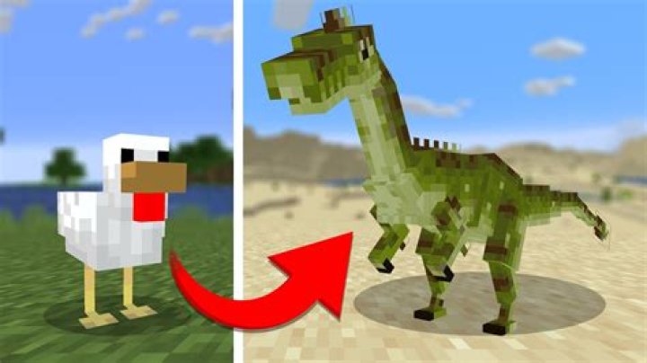How to make a dinosaur in minecraft