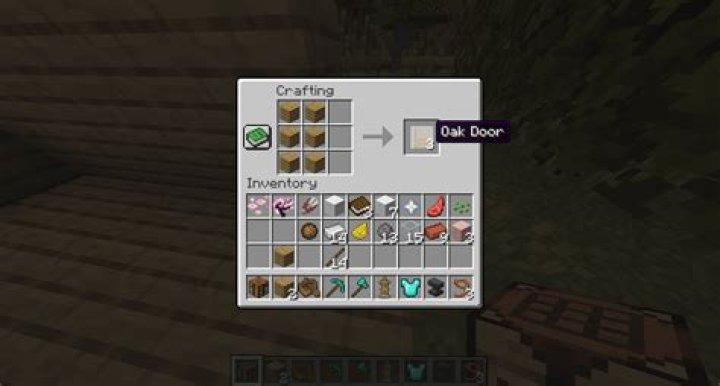 How to make a door in minecraft