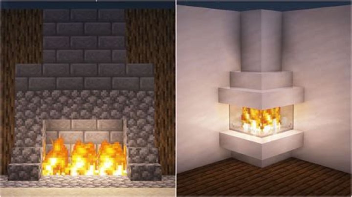 How to make a fireplace in minecraft