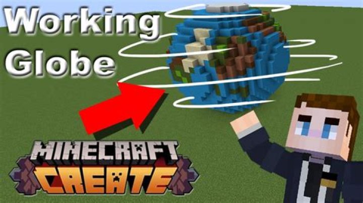 How to make a globe in minecraft