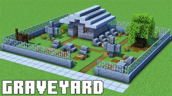 How to make a graveyard in minecraft