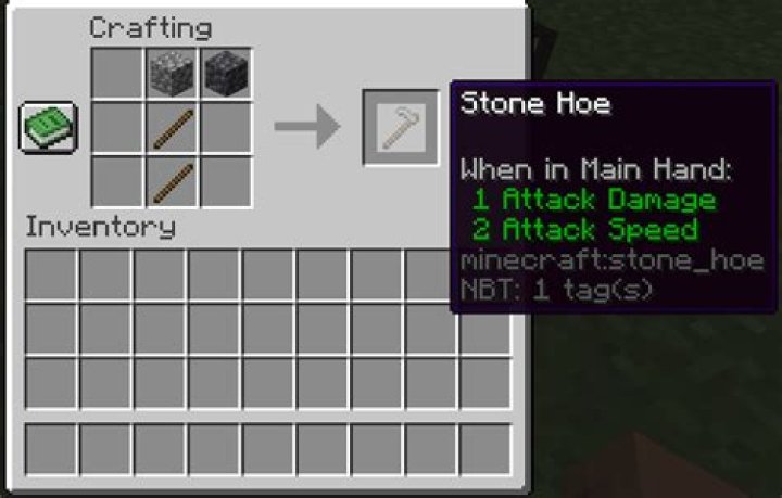 How to make a hoe in minecraft