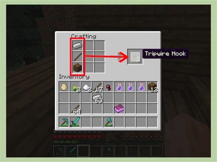 How to make a hook in minecraft