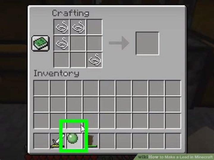 How to make a lead in minecraft