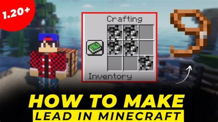 How to make a lead on minecraft