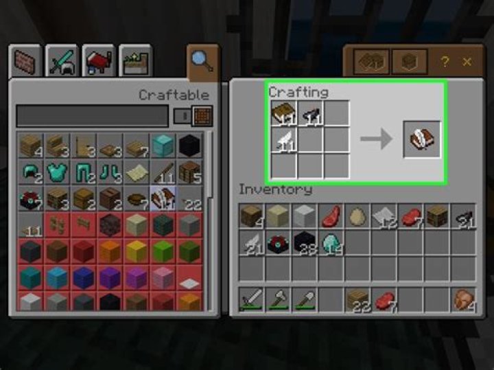 How to make a library in minecraft
