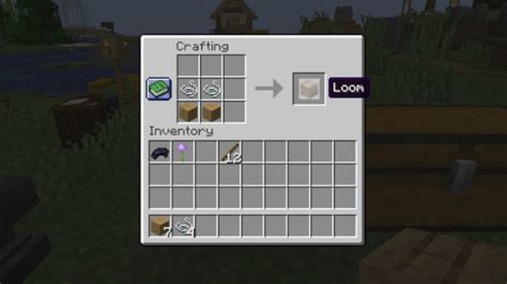 How to make a loom in minecraft