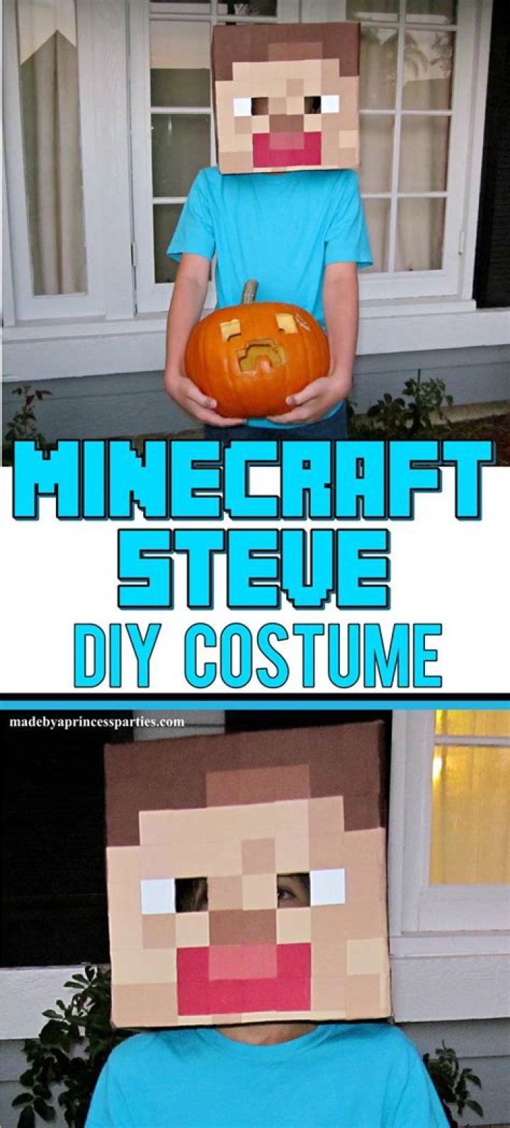 How to make a minecraft steve costume