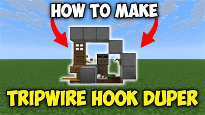 How to make a minecraft tripwire