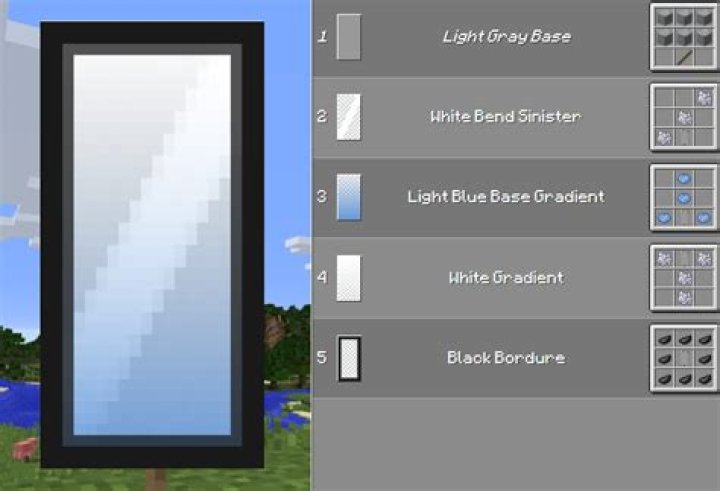 How to make a mirror in minecraft