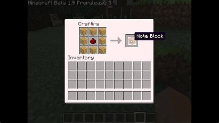 How to make a note block minecraft