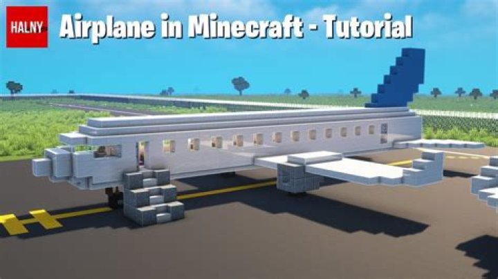 How to make a plane in minecraft