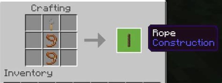 How to make a rope in minecraft