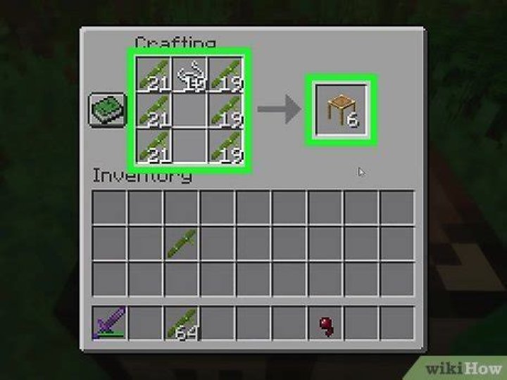 How to make a scaffolding in minecraft
