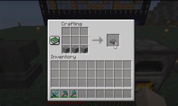 How to make a slab in minecraft
