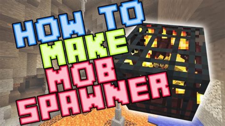 How to make a spawner in minecraft