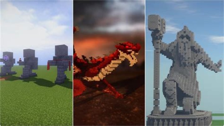 How to make a statue in minecraft