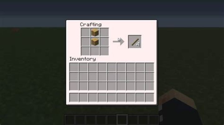 How to make a stick minecraft