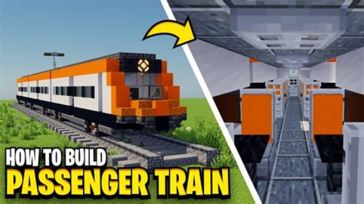 How to make a train in minecraft