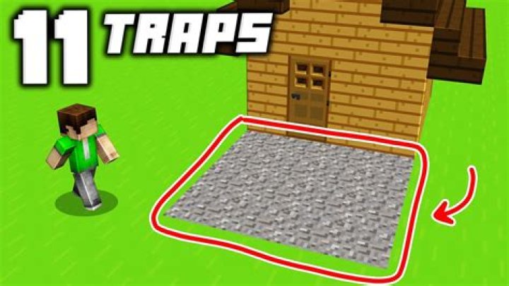 How to make a trap in minecraft