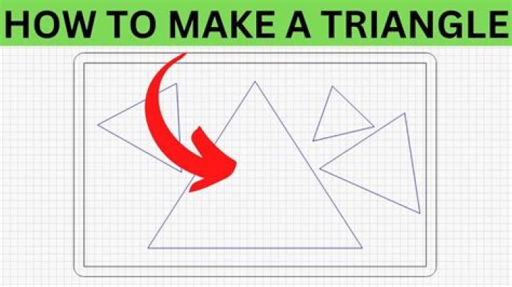 How to make a triangle in minecraft