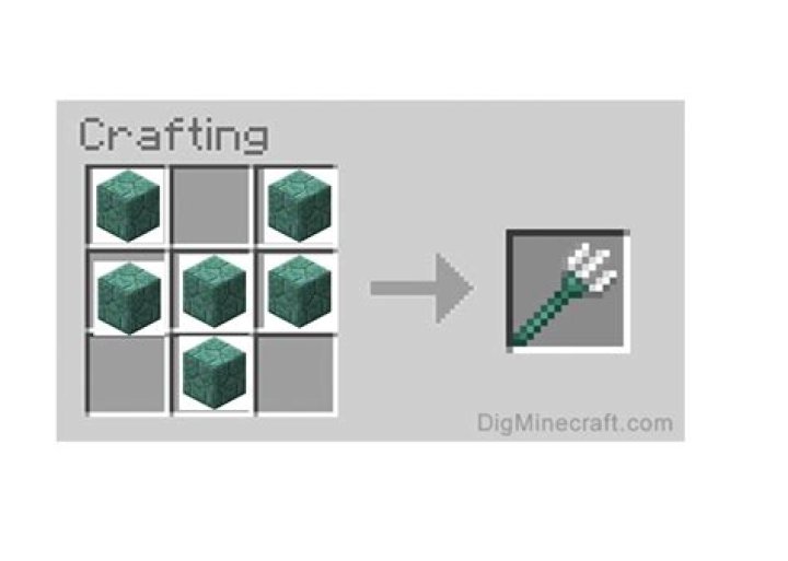 How to make a trident in minecraft