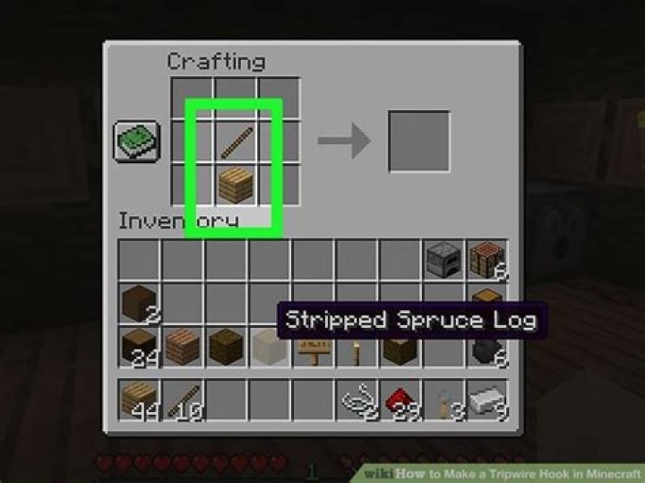 How to make a tripwire in minecraft