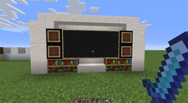 How to make a tv in minecraft