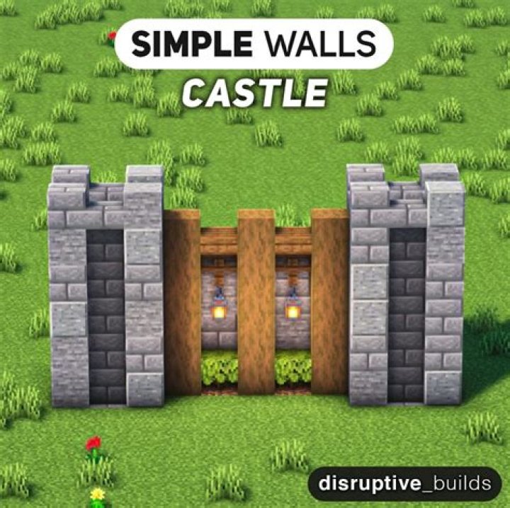 How to make a wall in minecraft