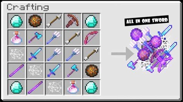 How to make a weapon in minecraft