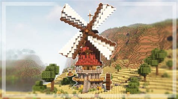 How to make a windmill in minecraft