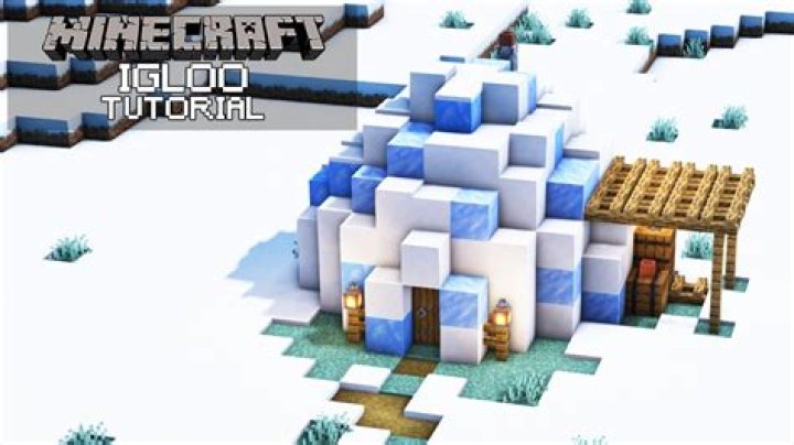 How to make an igloo in minecraft