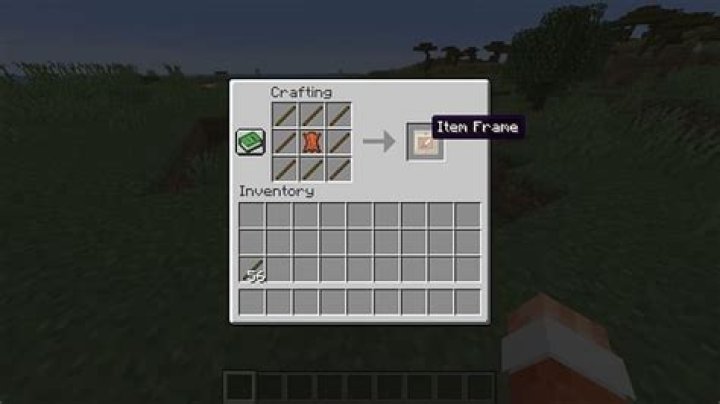 How to make an item frame minecraft