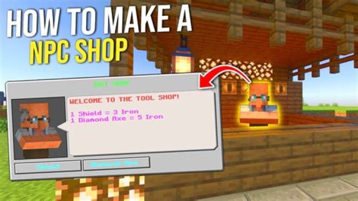 How to make an npc in minecraft