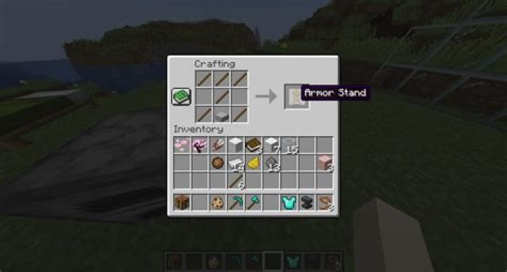 How to make armor stand in minecraft