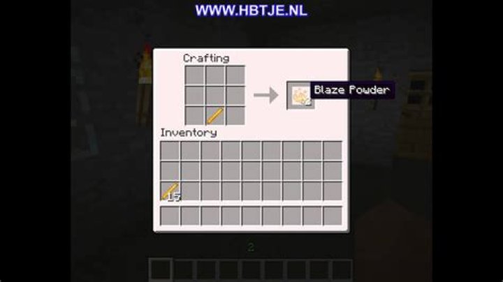 How to make blaze powder in minecraft