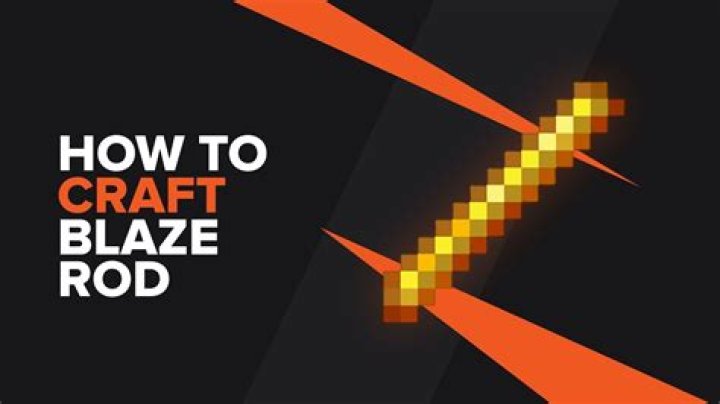 How to make blaze rod in minecraft