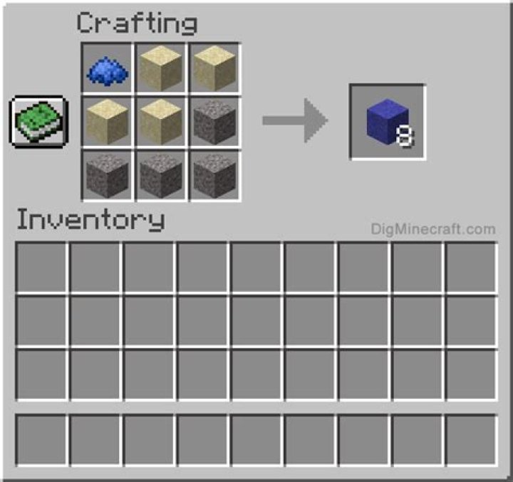 How to make blue concrete in minecraft