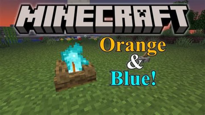 How to make blue fire in minecraft