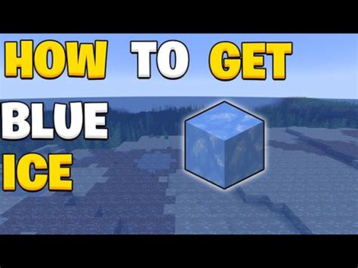 How to make blue ice in minecraft