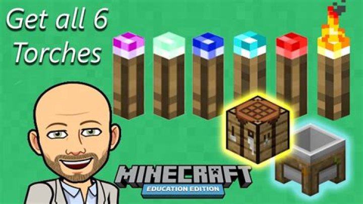 How to make colored torches in minecraft