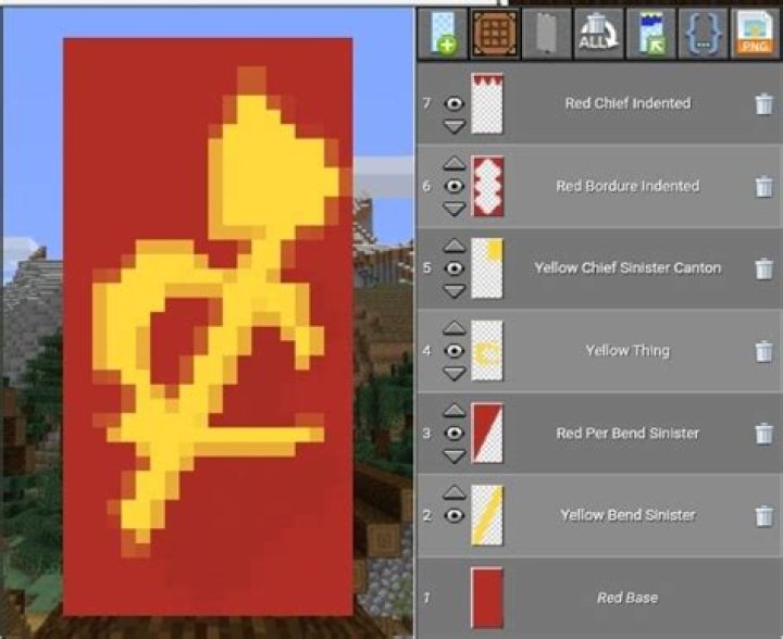 How to make communist banner minecraft
