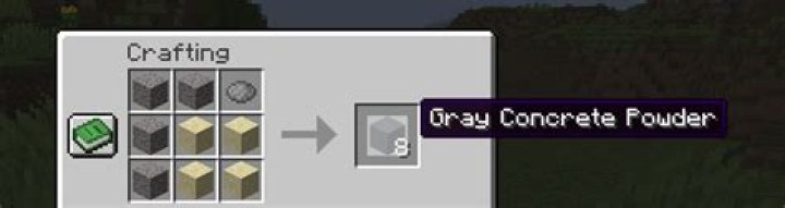 How to make concrete powder in minecraft