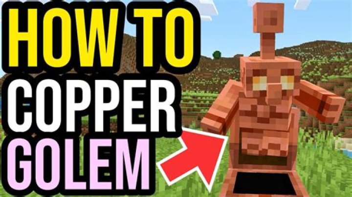 How to make copper golem in minecraft
