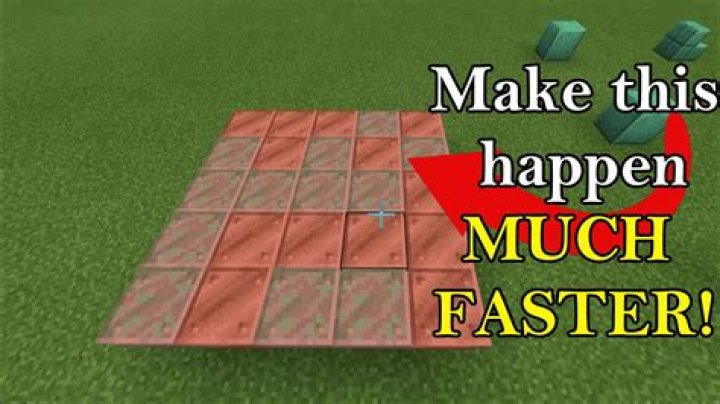 How to make copper oxidize faster minecraft