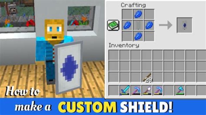 How to make custom shield in minecraft