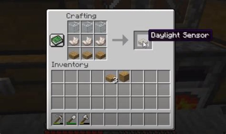 How to make daylight sensor in minecraft
