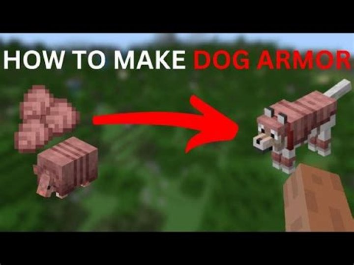 How to make dog armor in minecraft